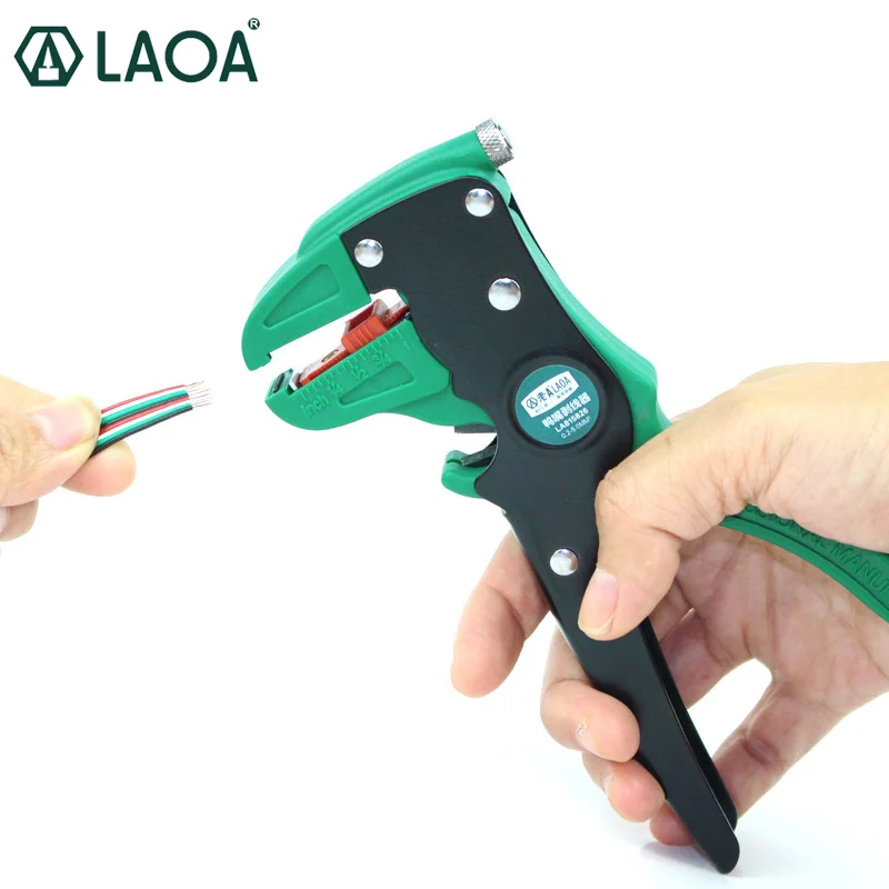 

LAOA LA815026 Automatic Wire Stripper Universal Duckbill Electric Wires Stripping Pliers Cable Crimper Strippers Tools