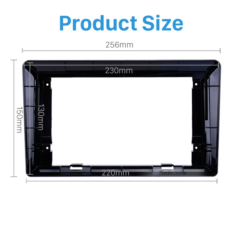 Seicane 2 din OEM стиль 9 дюймов в тире автомобиля радио фасции панель ободок отделка