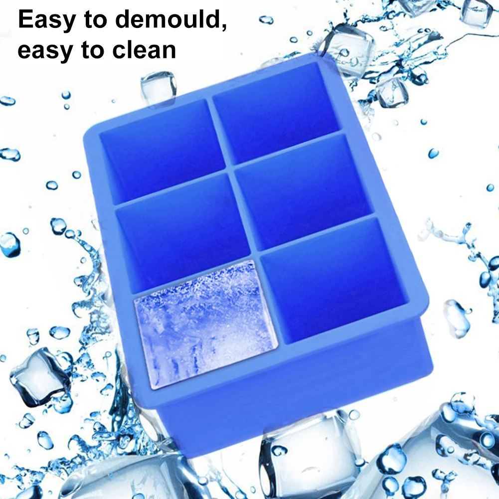 Сверхбольшой гибкий силиконовый поддон для кубиков льда|ice maker|silicone ice cube traycube tray |