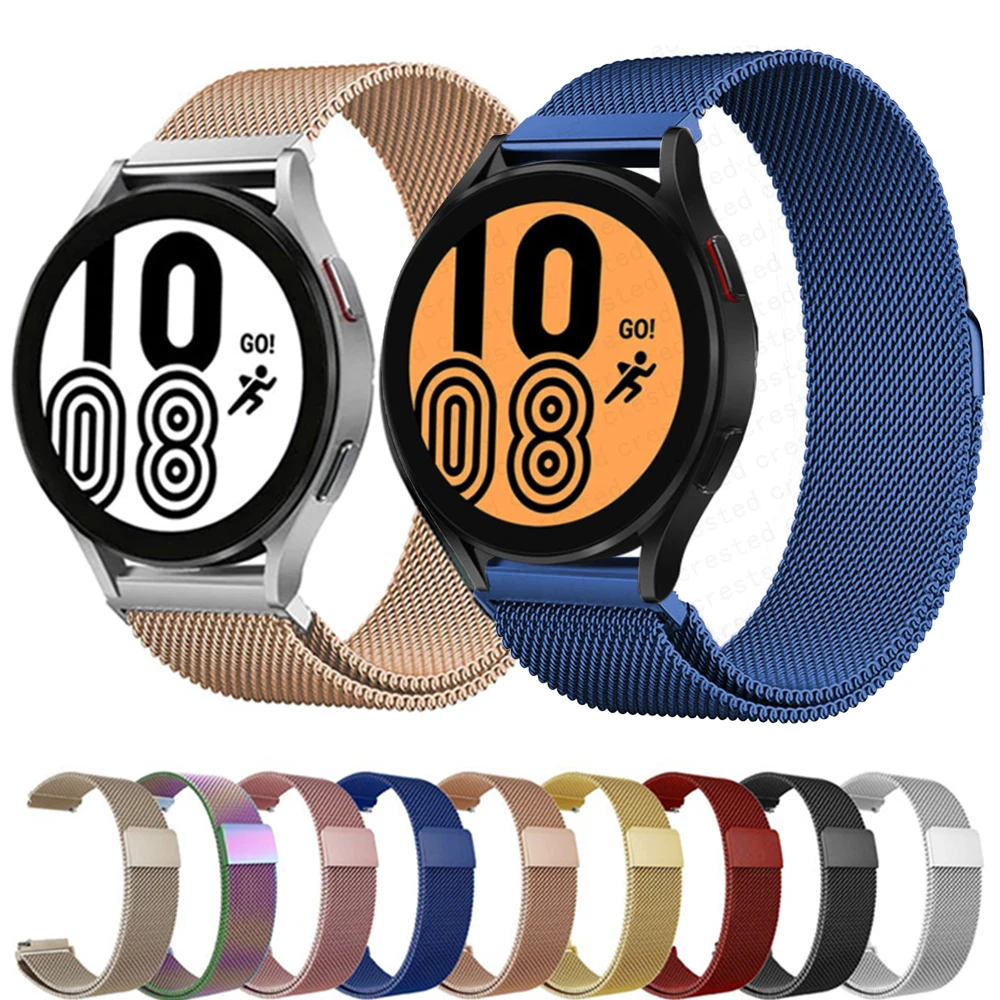 Ремешок для часов Samsung Galaxy watch 4 Classic магнитный браслет смарт-часов Huawei GT/2e/Pro 20 мм 22