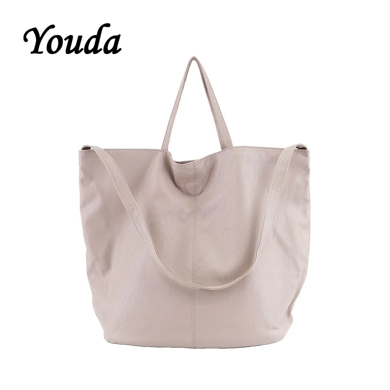 Youda оригинальная Большая вместительная Женская хозяйственная сумка одноцветная