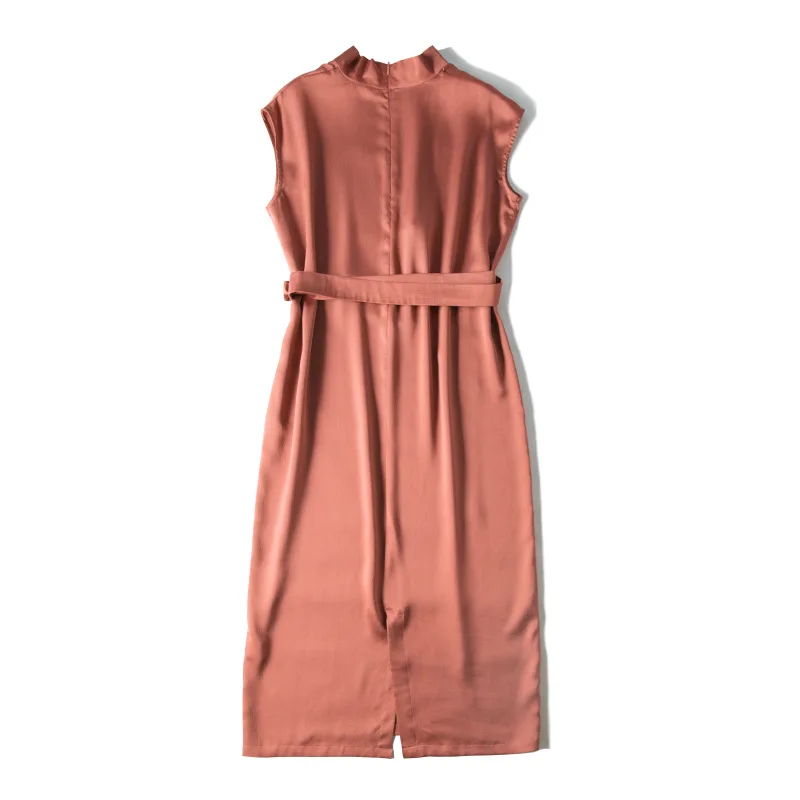 Женское платье из натурального шелка весеннее офисное 100% повседневное вечернее