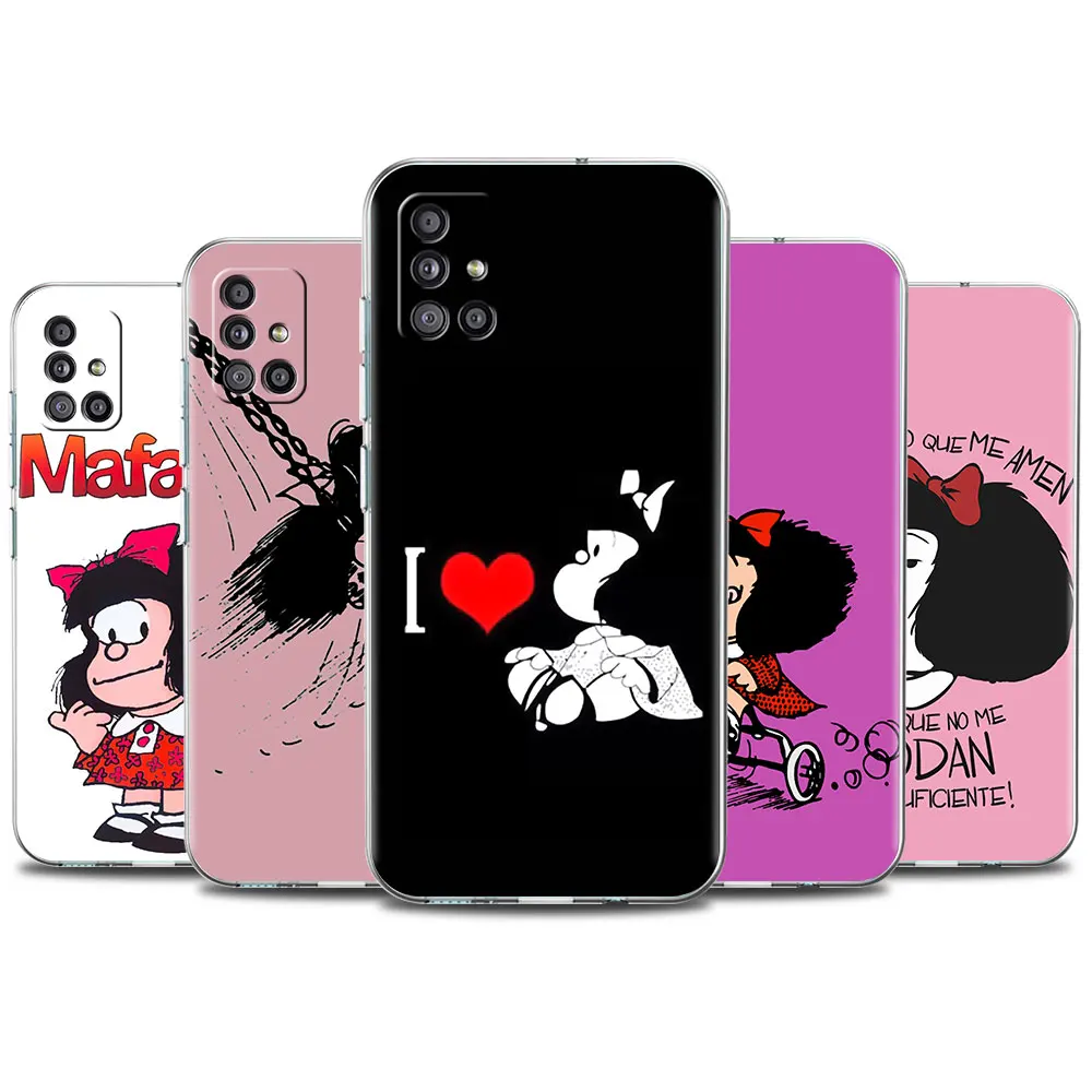 

Case for Samsung A51 A71 A21s Capa For Galaxy A12 A31 A32 A52 A02s A11 A41 A72 A91 Soft Phone Capas Mafalda