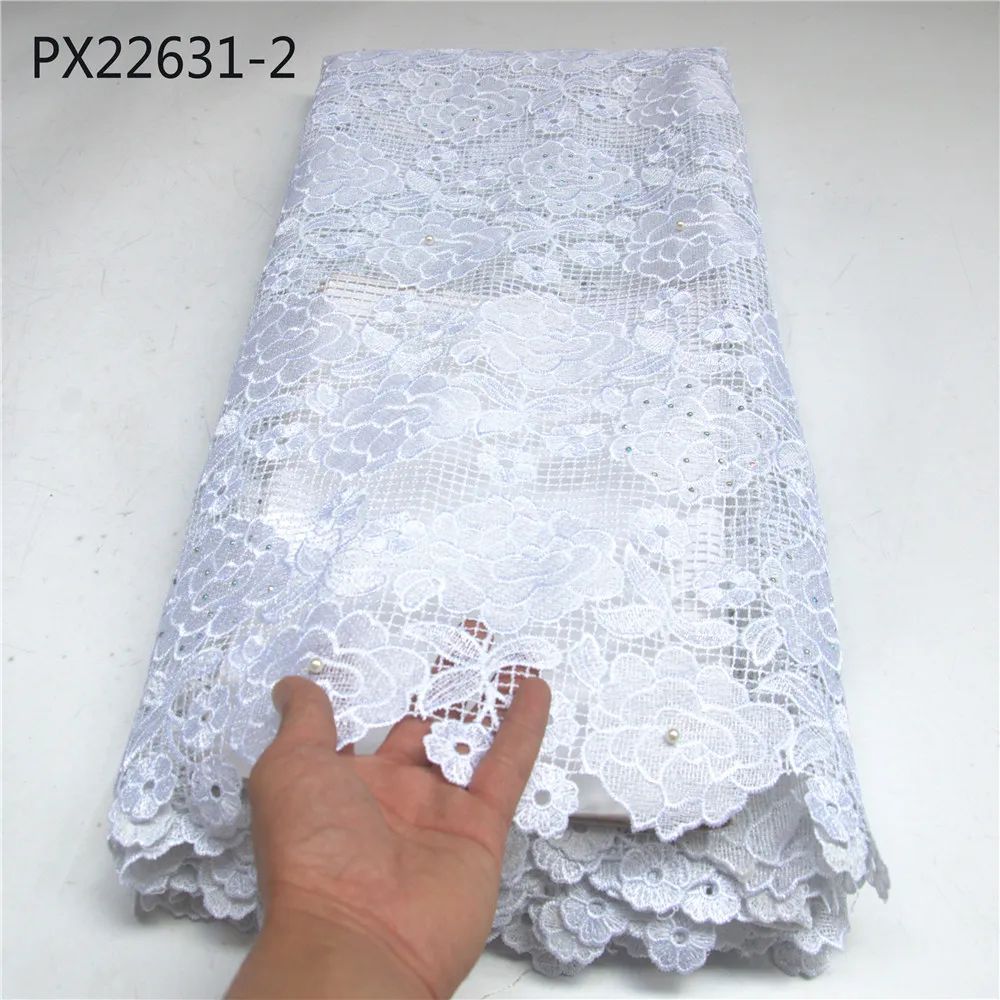 Высокое качество хорошая цена Новое поступление Нигерия хлопок гипюр кружевная