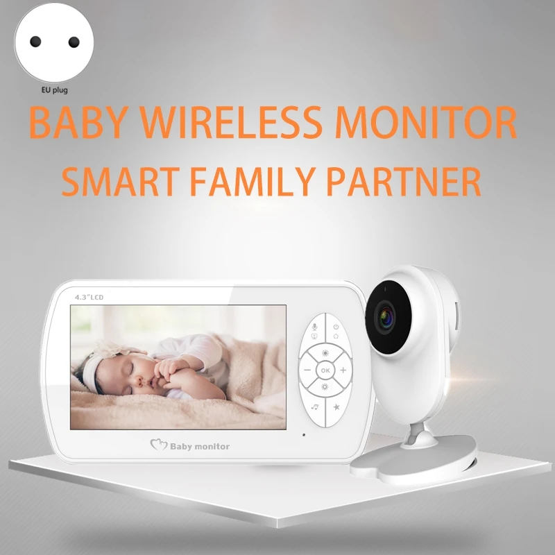 Беспроводная камера видеонаблюдения Sn 4 3 дюйма 1080P европейская вилка|Радионяни| |