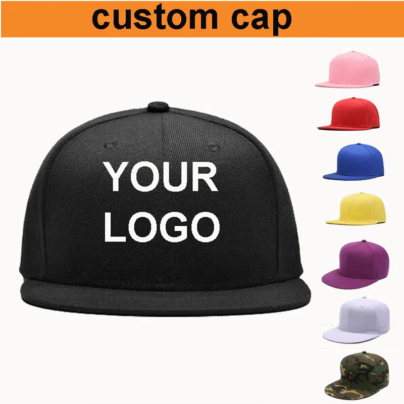 

Custom made DIY Tailor made Design Logo Baseball Hip-hop Snapback Bucket Cap Hat