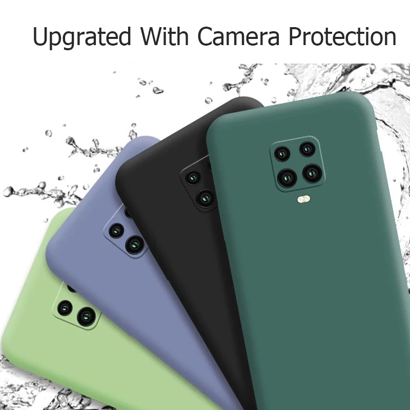 Чехол для Xiaomi Poco X3 NFC высококачественный мягкий матовый чехол из жидкого силикона