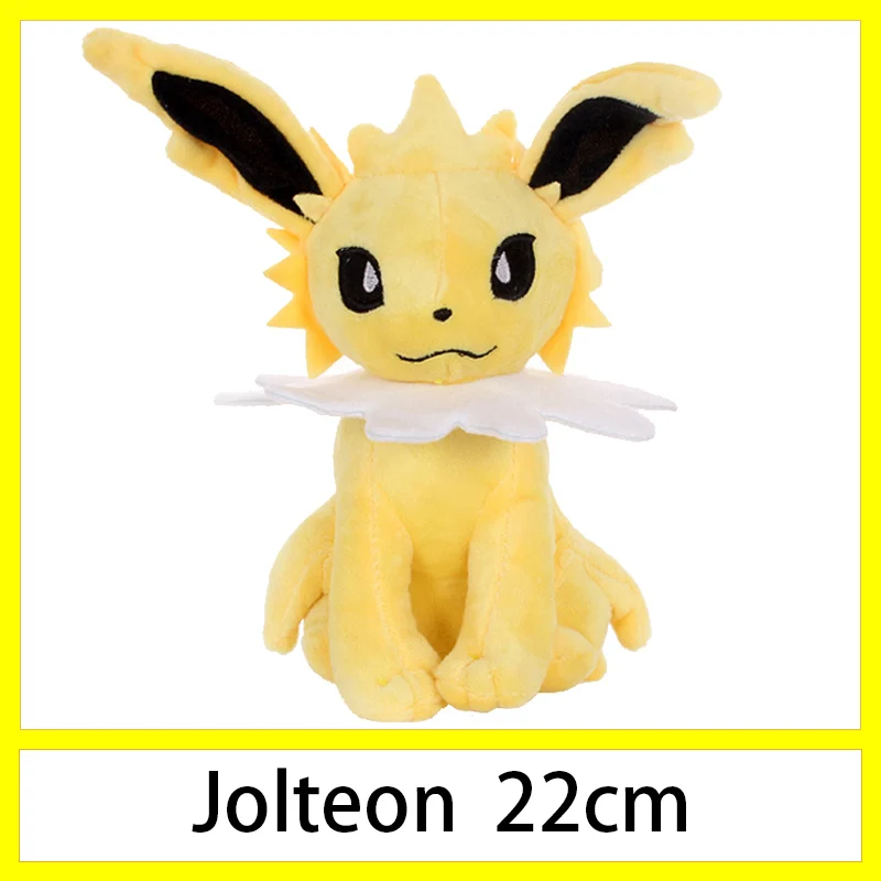 Пикачу Squirtle Charmander Bulbasaur Eevee Jigglypuff Mewtwo плюшевый снорлакс кукла мягкая чучела Подвеска Дети Детские игрушки Подарки - Цвет: Jolteon 22cm