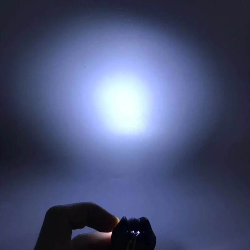 Небольшой светодиодный светильник вспышка портативный брелок черный рюкзак