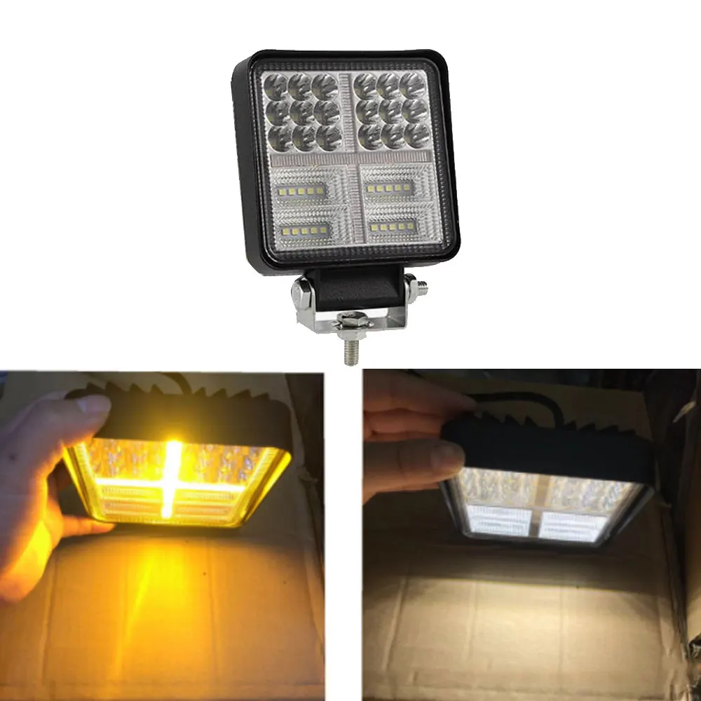 177 Вт квадратные 4 дюймовые Прожекторы для внедорожников диафрагма мотоциклов с