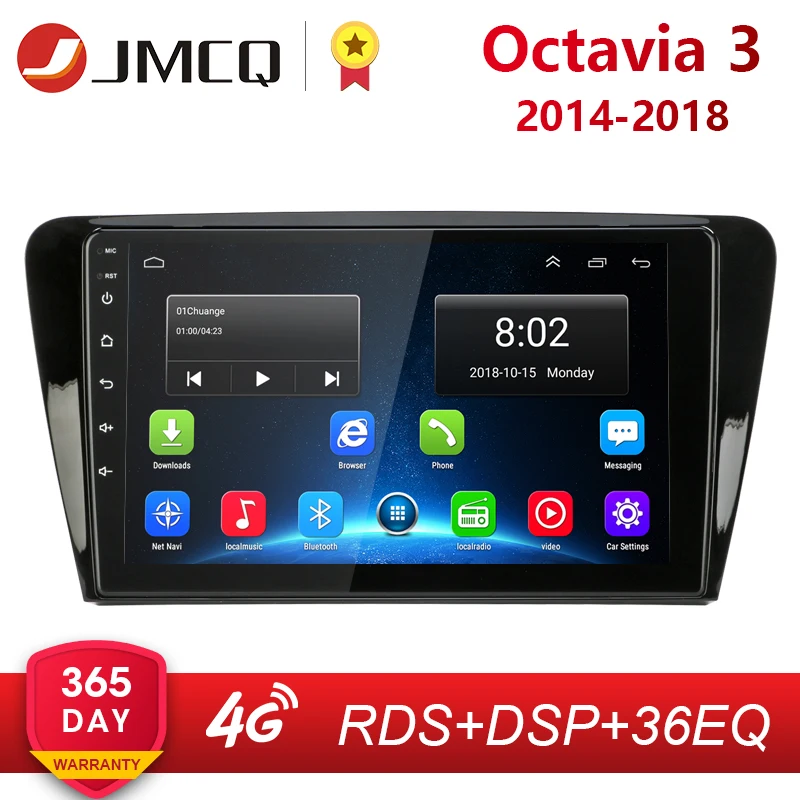 10," 2Din Android 8,1 для Volkswagen SKODA Octavia 3 A7- автомобильный Радио Мультимедиа Видео плеер навигация RDS головное устройство