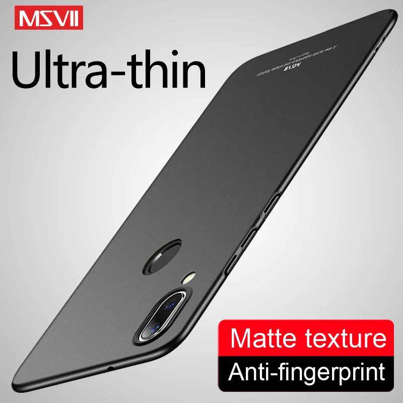 Nova 3 чехол Msvii тонкий матовый для Huawei 3i 3e Nova3 жесткий из поликарбоната чехлы