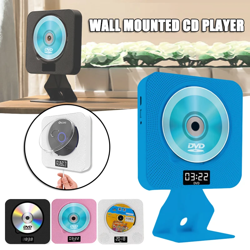 

Настенный CD-плеер, совместимый с Bluetooth, портативный музыкальный плеер с дистанционным управлением, FM-радио K888