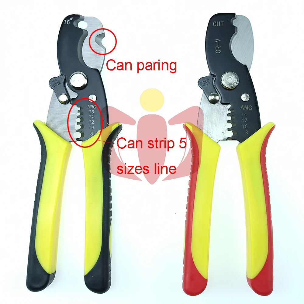 

Hot Sale Multi Tool 8" Wire Stripper Cable Cutting Scissor Stripping Pliers Cutter Hand Tools Ferramentas Herramienta