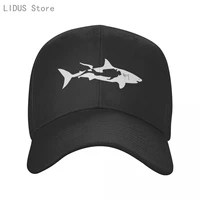 fashion hats shark diver scuba diving dive printing baseball cap men and women summer caps new youth sun hat