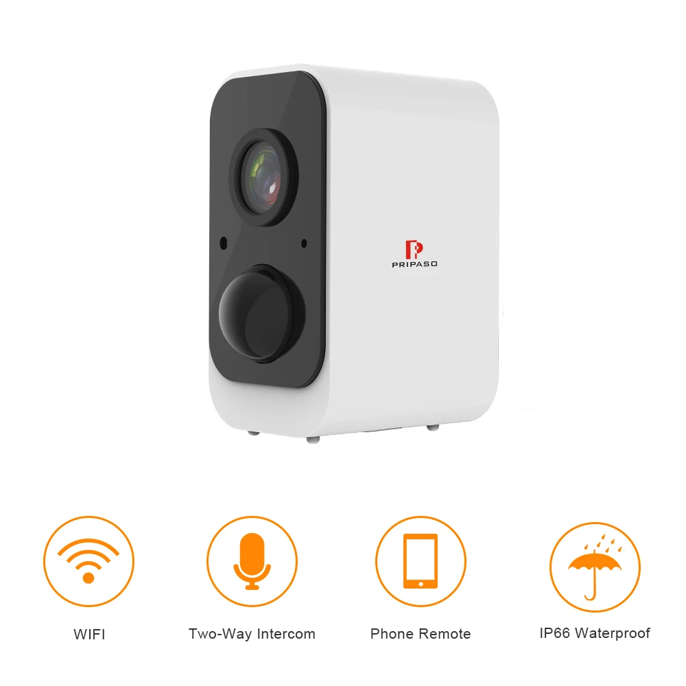 

Беспроводная IP-камера на батарейках с поддержкой Wi-Fi, 1080P