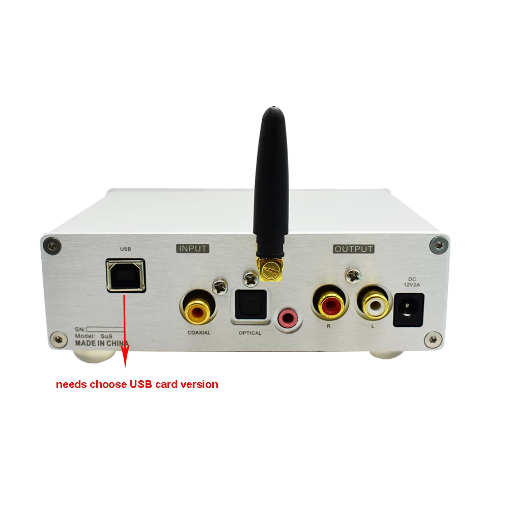 Двойной AK4493EQ DSD ЦАП Bluetooth 5,0 APTX-HD беспроводной плеер коаксиальный волоконный цап поддержка XMOS Amanero USB с OLED дисплеем T0804