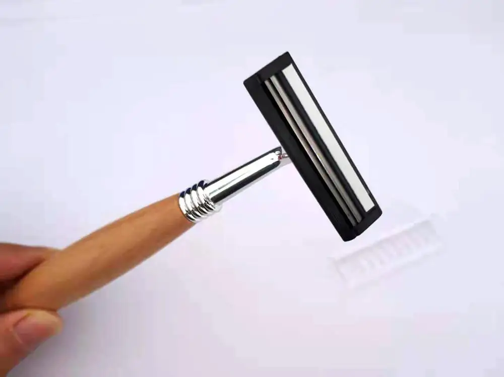 1 шт. новая бритва из твердой древесины креативная Личность ретро нож для бороды