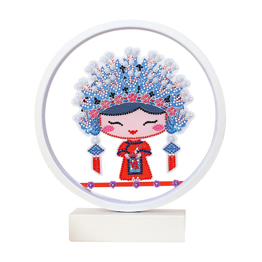 Цвет праздничный умный голосовой Управление настольные лампы DIY Алмазная