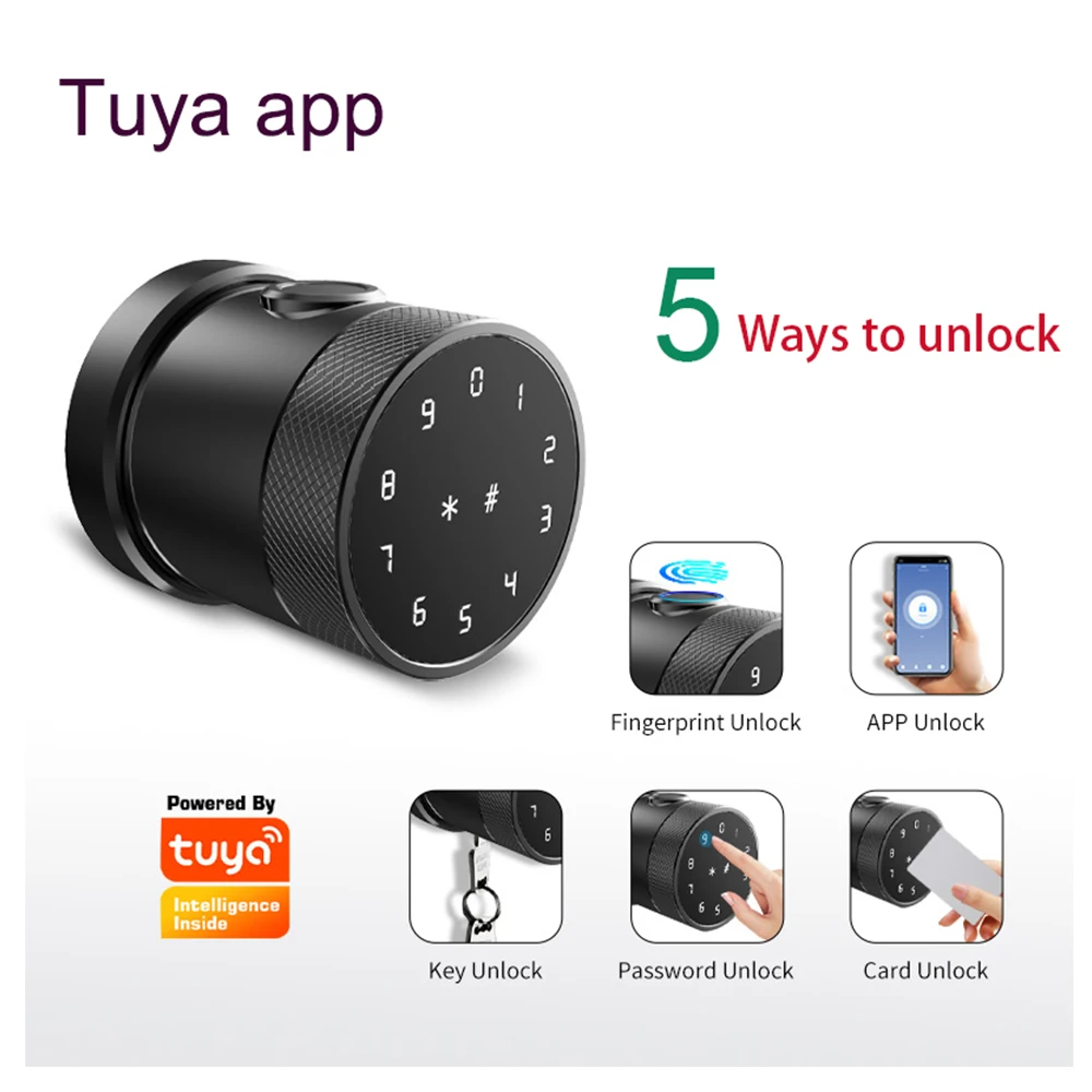 Смарт замок Tuya с дистанционным управлением через приложение блокировка по