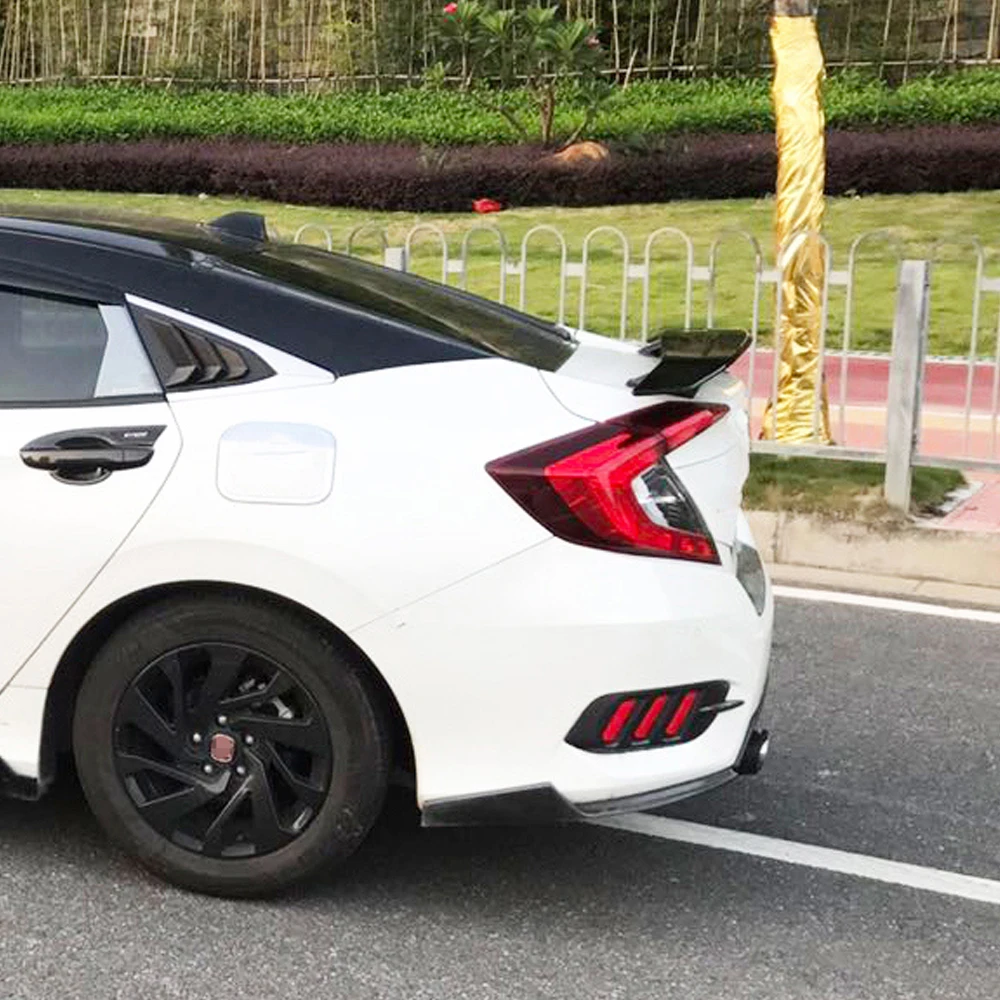 Задняя Крышка багажника из АБС-пластика углеродного вида крылья автомобильных