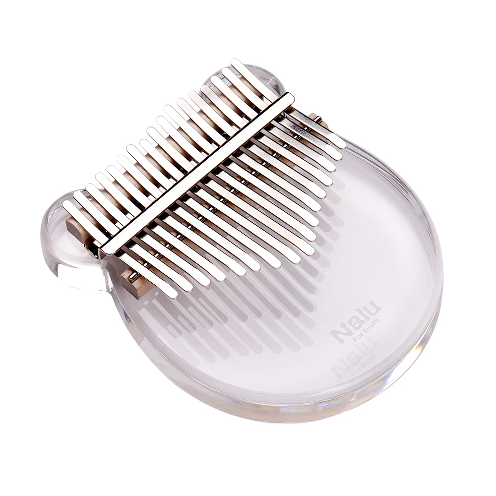 17 клавиш прозрачное пианино для большого пальца Kalimba акриловый материал милая