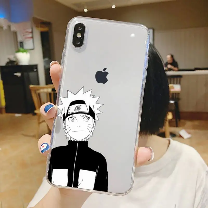 

Naruto anime manga funny Phone Case Transparent soft For iphone 5 5s 5c se 6 6s 7 8 11 12 plus mini x xs xr pro max