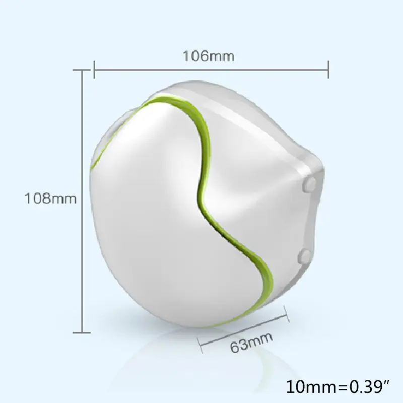 Противозагрязняющая электрическая маска для очистки воздуха многоразовая лица