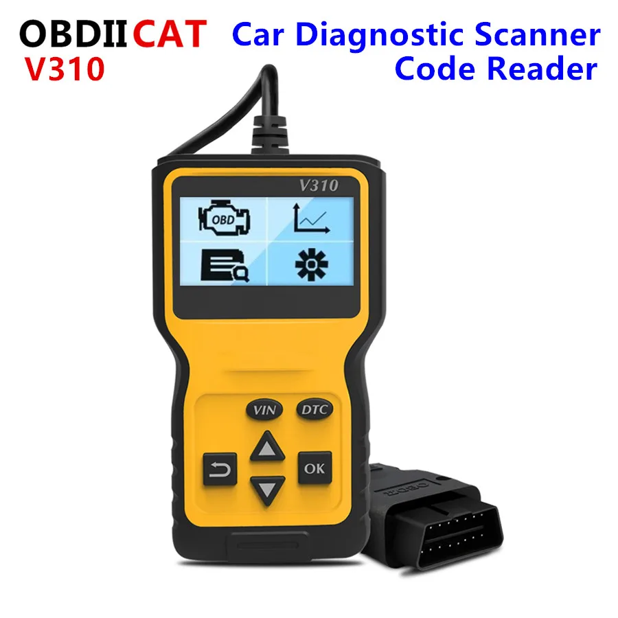 

OBDIICAT V310 OBD2 Automotive Scanner Multi Language Live Data Read VIN Check Engine OBD 2 ODB2 Car Diagnostic Tool