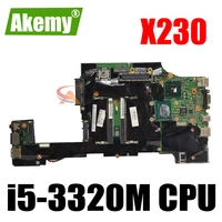 ldb 2 mb 11232 1 for lenovo thinkpad x230 x230i laptop motherboard with cpu i5 3320m sr0my 100 fully tested