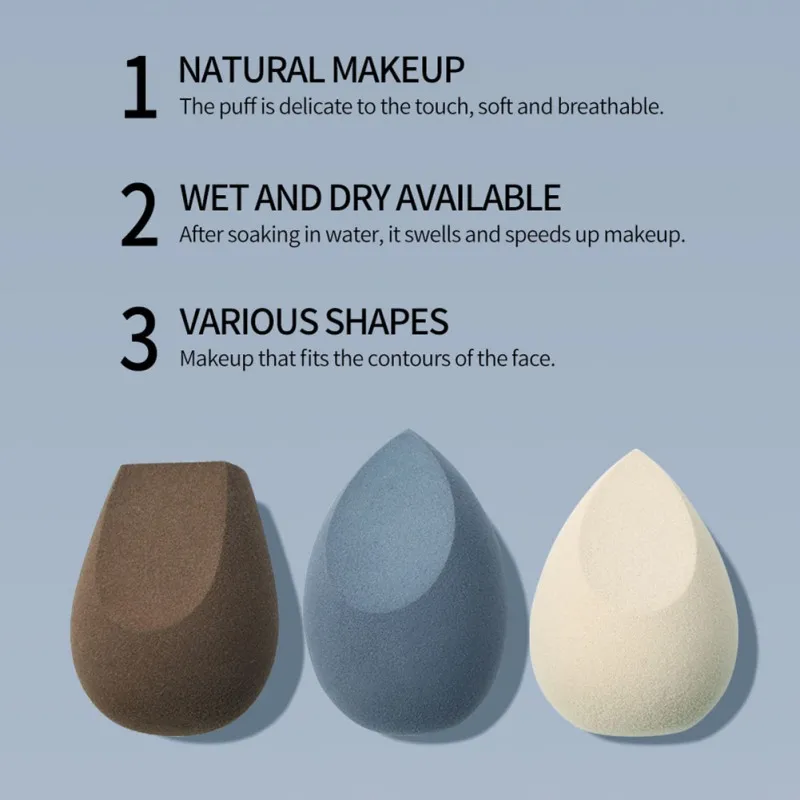 

Makeup Sponge Professional Cosmetic Puff Blending Face Liquid Foundation BB Cream Soft water foundation Sponge