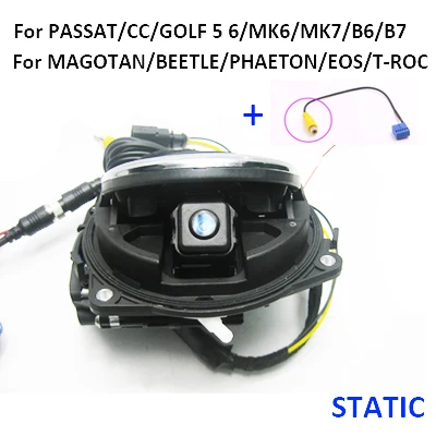 For universal Для VW Знак логотипа умные флип-кейсы заднего вида Камера для VW Golf 5/6/7, MK6/MK7 Passat CC B6/B7/B8 поло EOS Magotan жук - Название цвета: For universal