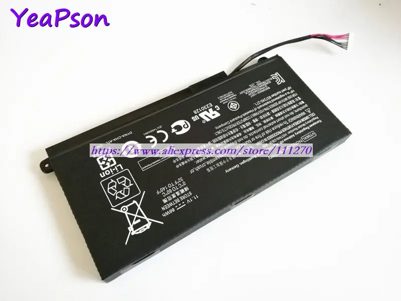 Оригинальный аккумулятор Yeapson VT06XL для ноутбука HP Envy 17-3200EB 17-327ONR 17-3000EG 11 1 В 86 Вт/ч |