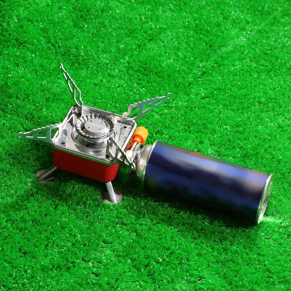 TOMSHOO Портативная Складная газовая плита 2800 Вт для пеших прогулок Бутановая