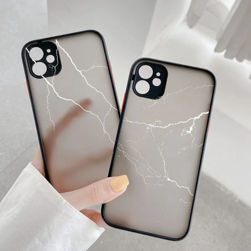 

Lightning Thunder Phone Case For iPhone 13 12 mini 11 Pro Max cover for iPhone 7 8 Plus SE 20 XR X XS Max Hard Shockproof Fundas