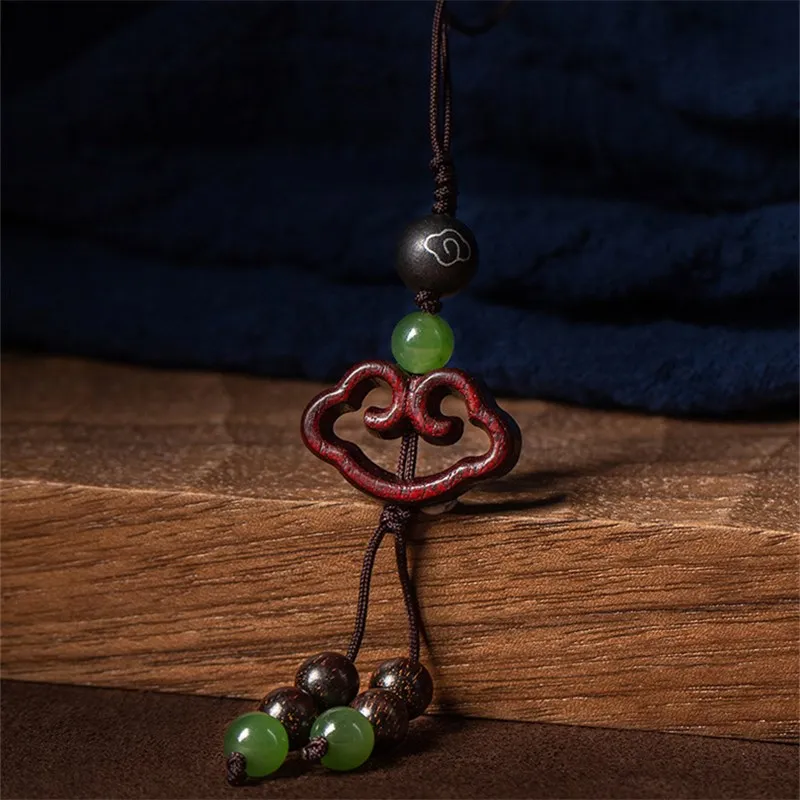 Небольшая листовая красного сандалового дерева желаемое Кулон Мужской