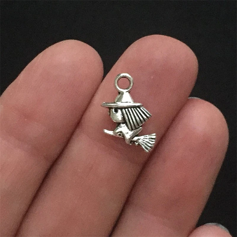 Подвески для Хэллоуина в виде маленькой ведьмы 15 дюймов подвеска двусторонние х10