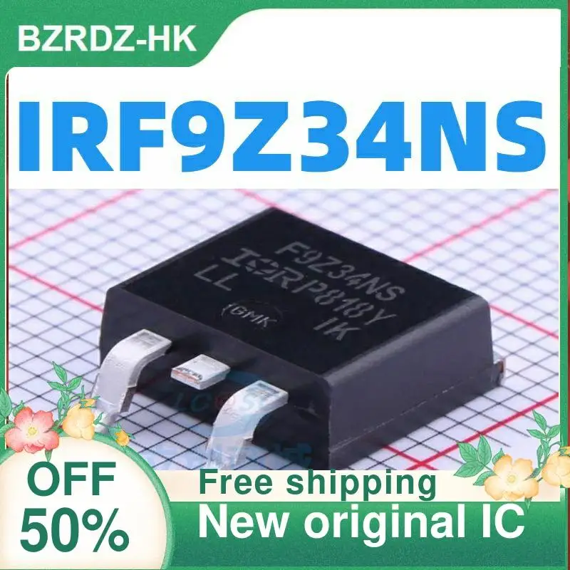 

1-20PCS IRF9Z34NS TO-263-3 -55V/-19A MOSFE New original IC
