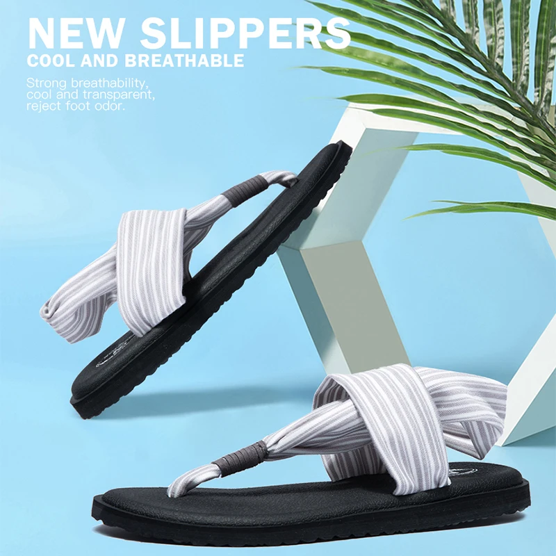 Женские сандалии 3 цвета Винтажные Удобные женские вьетнамки на плоской подошве