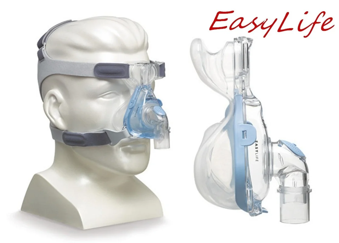 Original Easylife Nasal Mask with Adjustable Straps Headgear Breathing Apparatus for Sleep Apnea Nasal Anti Snoring