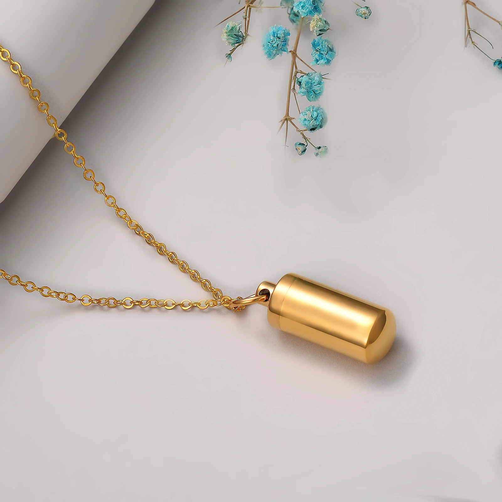 Золотой черный пистолет 3 цвета цилиндр из нержавеющей стали памятные украшения