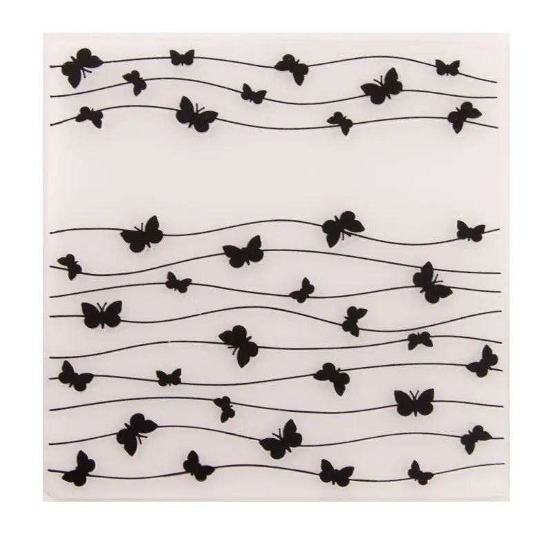 Летающие животные пластиковые тиснения папка шаблон DIY альбом для скрапбукинга