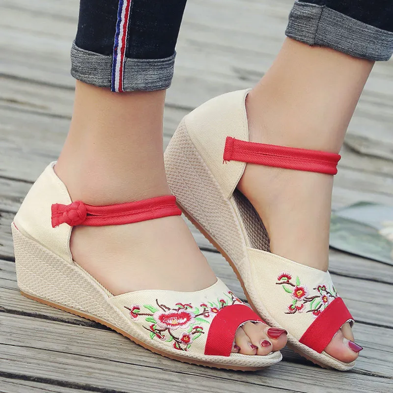 Veowalk/летние женские парусиновые сандалии с открытым носком и подошвой ладони