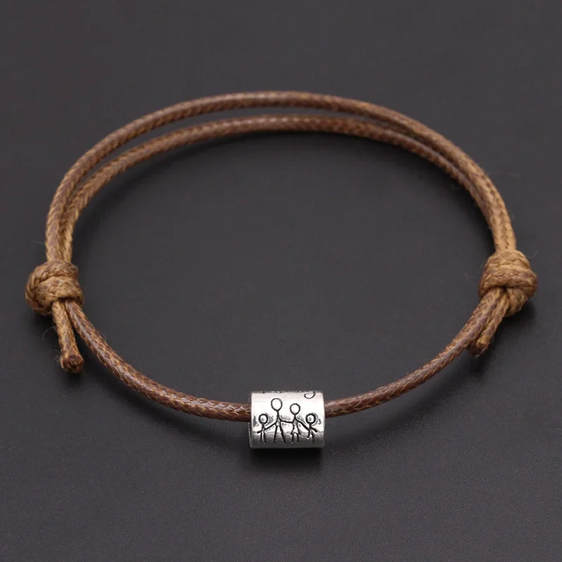 Браслет с четырьмя бусинами на удачу красные бусины из ниток браслеты ручной