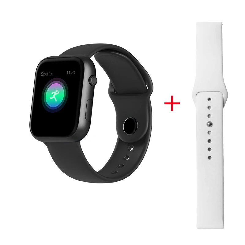 black white strap LEMFO SX16 Смарт часы для мужчин кровяное давление Водонепроницаемый Bluetooth 4,0 для Apple часы для женщин IP67 - Цвет: black white strap