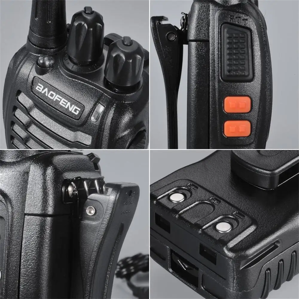 Baofeng BF 888S 2 шт. VHF/UHF портативный FM трансивер перезаряжаемая рация два чувства 5 Вт