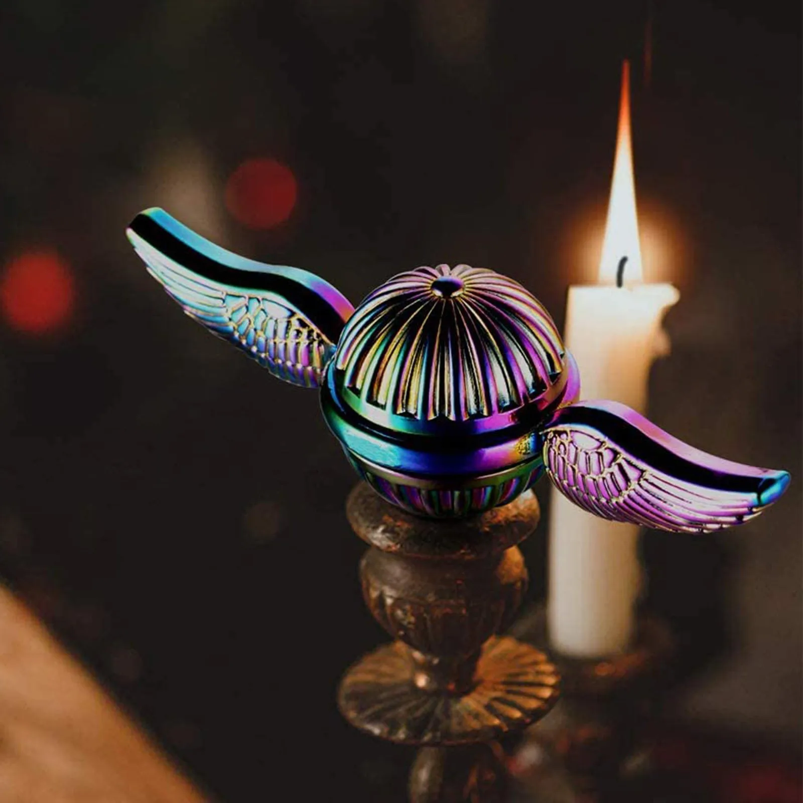 Игрушка-Спиннер Золотой снитч вращающаяся на руку игрушка-антистресс