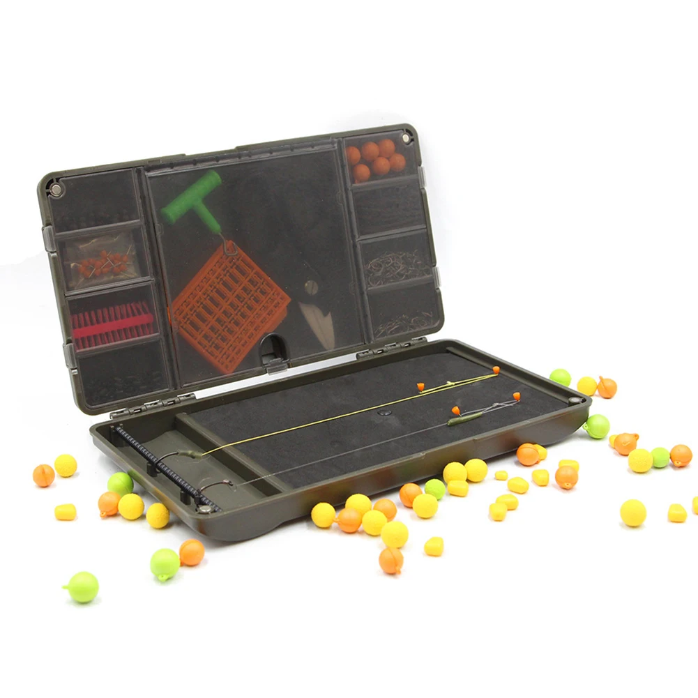 Коробка для рыболовных снастей и терминальная система ловли карпа стандартная