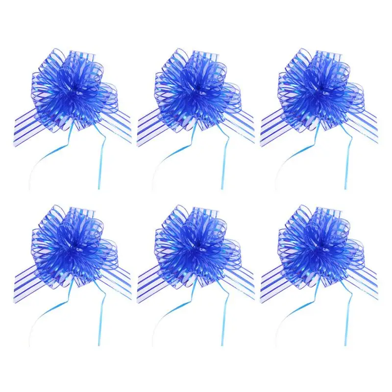 Guirnalda de hilo de tracci&oacute;n para fiestas de boda, accesorios decorativos para regalo, 6 uds.-2