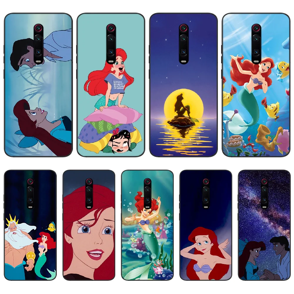Мягкий чехол для телефона Viviana Princess Ariel Little Mermaid на заказ Redmi K20 Note4 4X 5 5A 6 6PRO 7 8